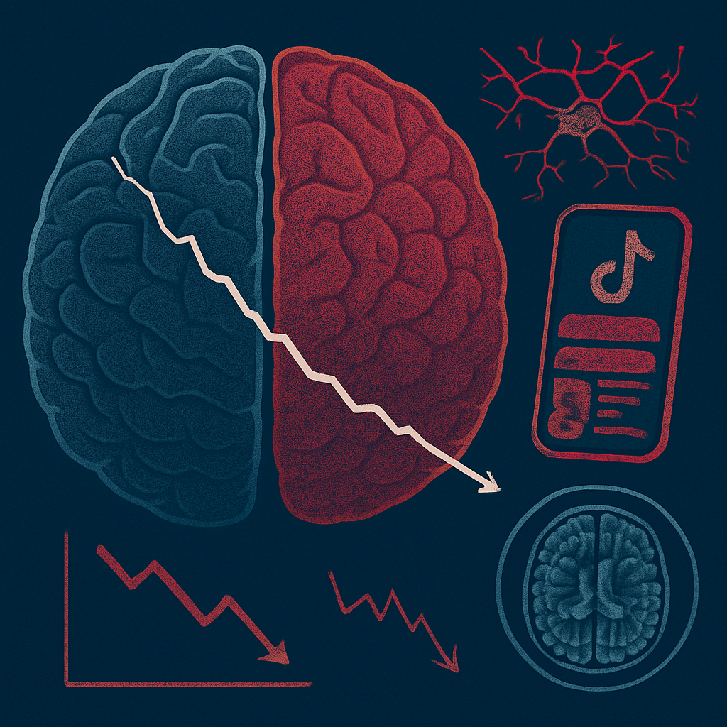 Declive cognitivo por uso de smartphones y redes sociales