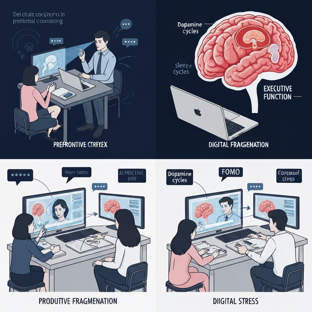 Pantallas y Adultos (18-25 años y edad adulta): Productividad, Salud Mental y Bienestar Digital